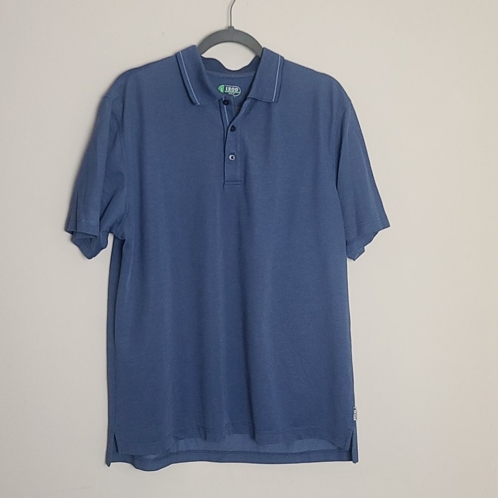 Izod blue golf shirt